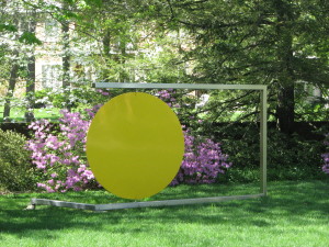 Art in the Garden Yellow Disk