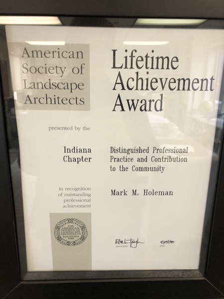 INASLA Lifetime Achievement Award for Mark M. Holeman